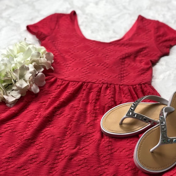 Lily Rose Coral Casual Dress size XS - Picture 6 of 9